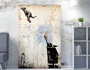 Wallity Lienzo Decorativo Banksy WY117 (50 x 70 cm)